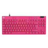HObbit’s keyboard: Logitech G Pro X TKL RAPID Magenta